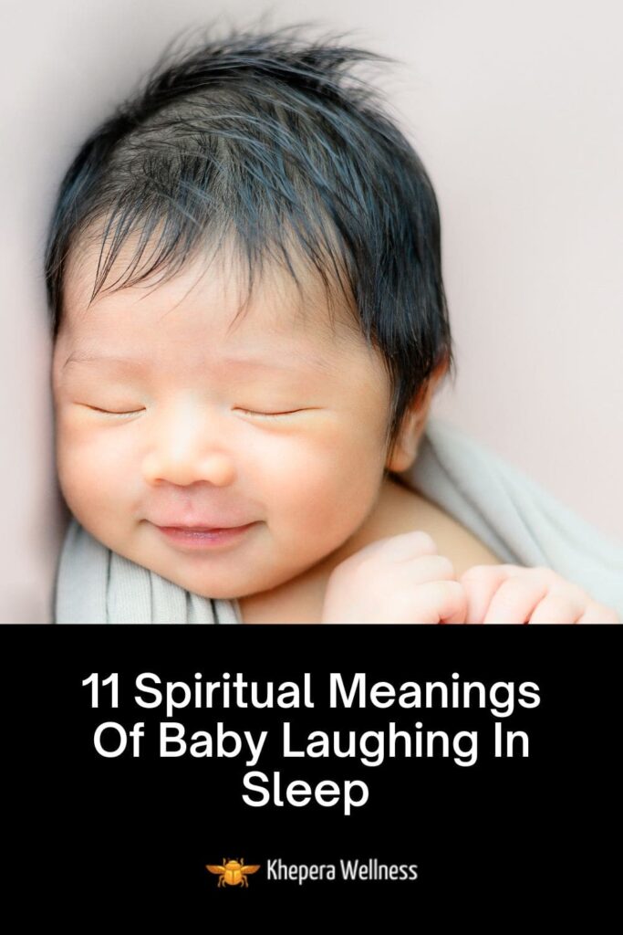 baby laughing in sleep spiritual meaning