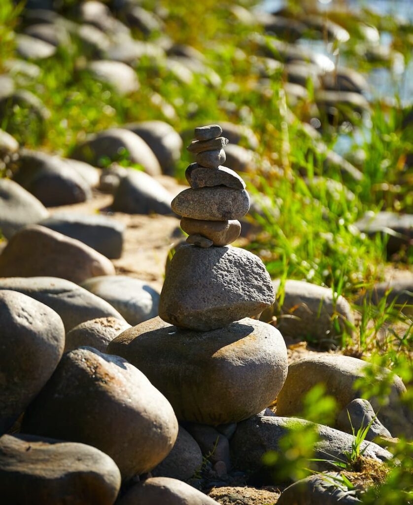 what do stacked rocks symbolize