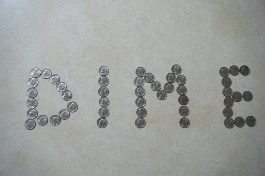 a dime