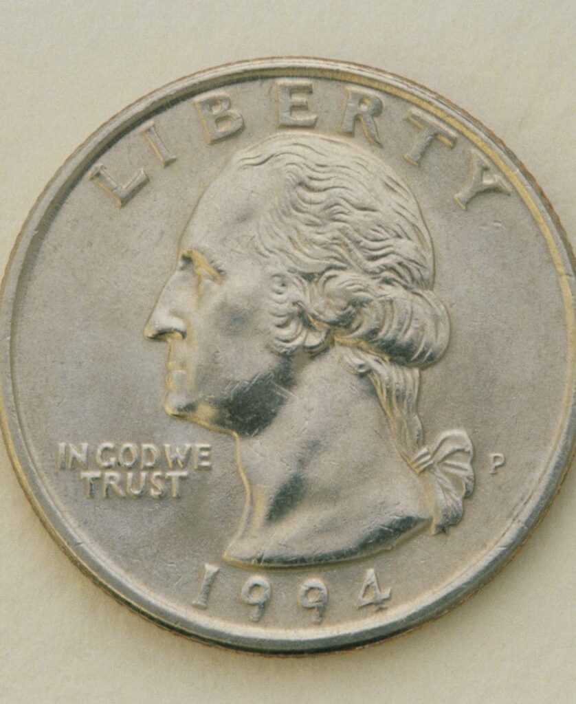 A Quarter on the floor