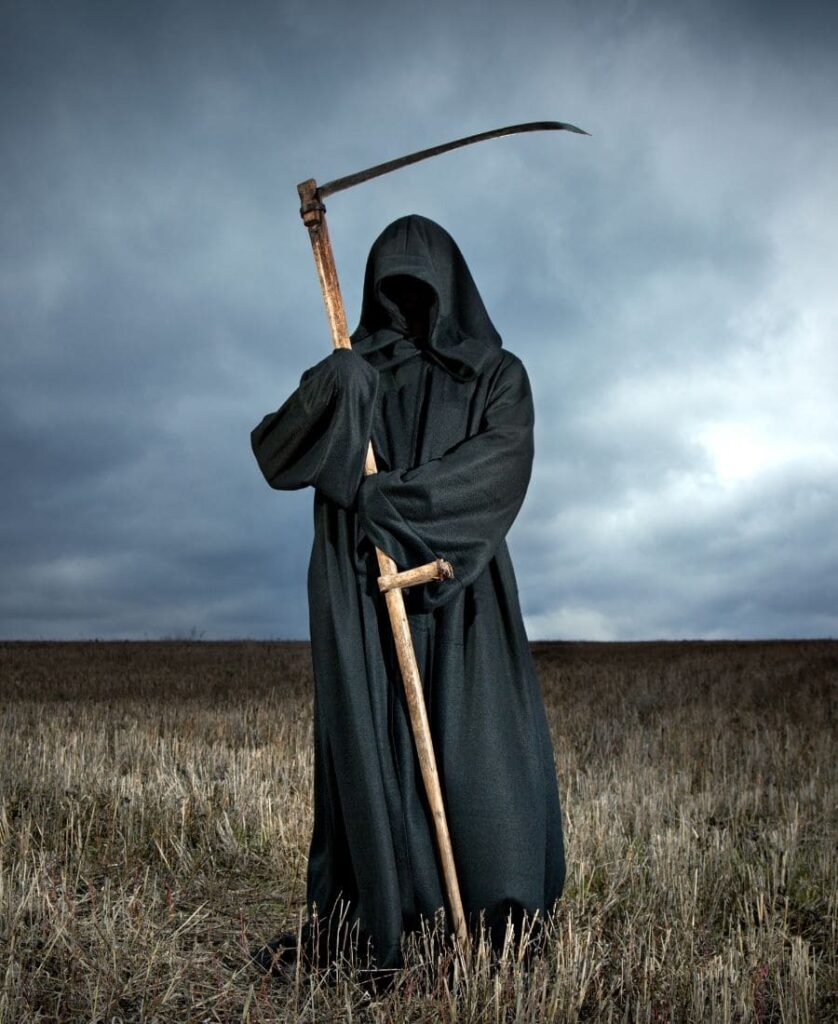 Grim Reaper on a farm