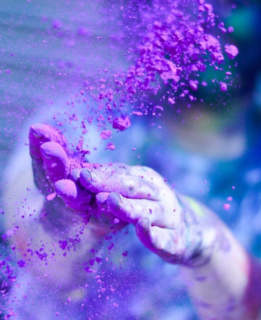 Purple paint