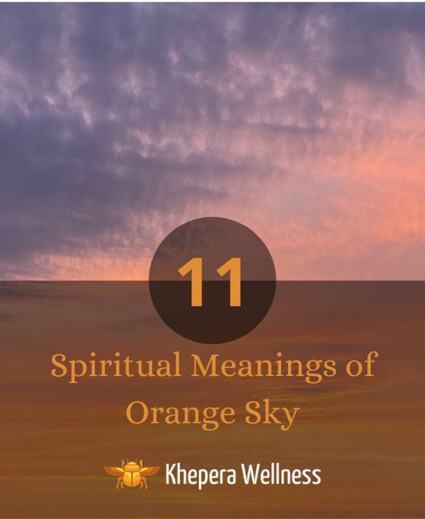 Spiritual Meanings of Orange Sky