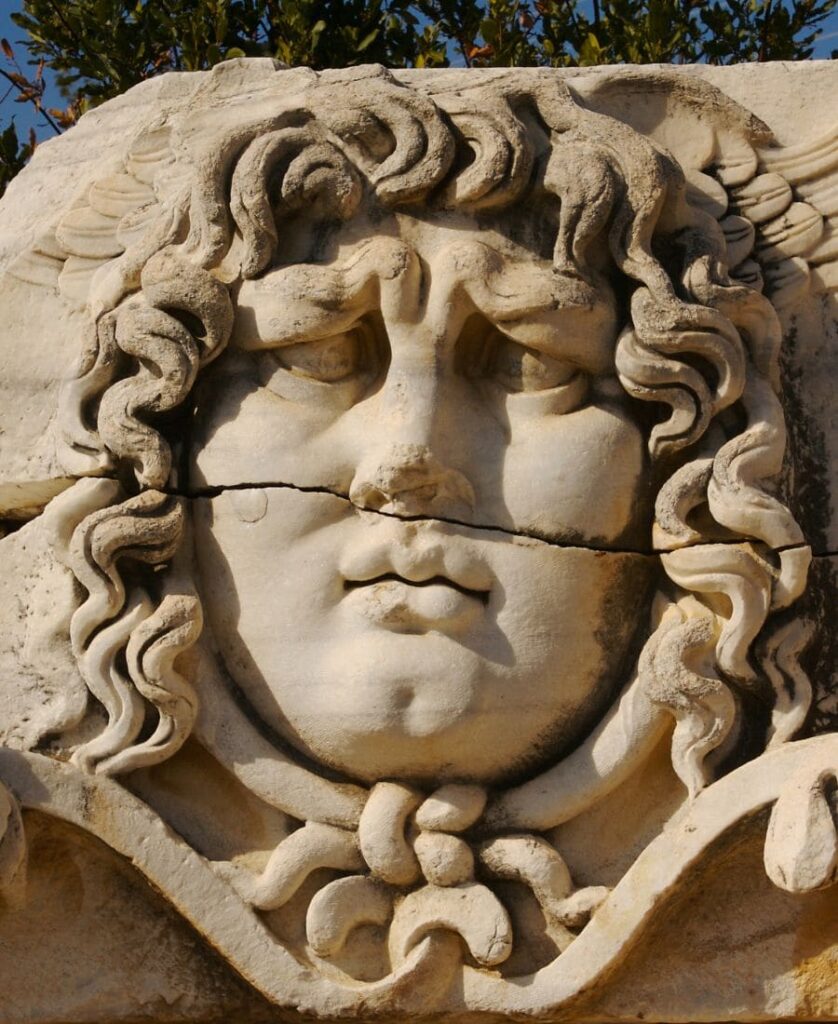 Medusa statue